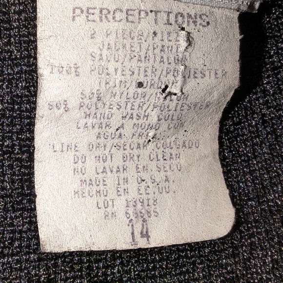 Vintage Perceptions Jumpsuit in Black size 14 - Picture 5 of 10